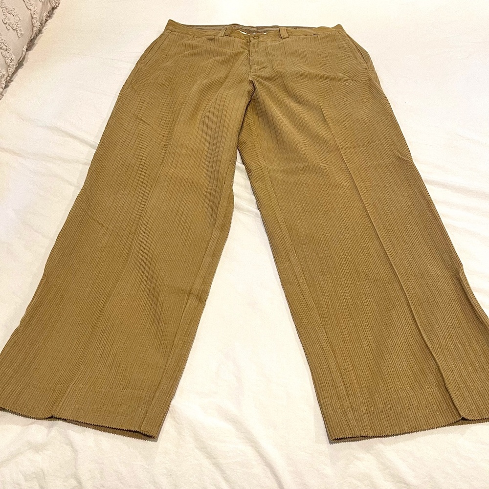 Tommy Bahama Men’s Silk Blend Wide Leg Pants Size 35